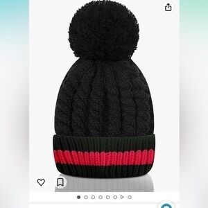 - NEW Women's Winter Beanie Warm Fleece Lining - Thick Slouchy Cable Knit …